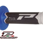 COPPIA MANOPOLE FUORISTRADA PROGRIP SERIE 788 GRIGIO/NERO/AZZURRO