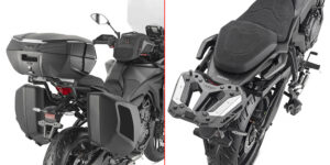 Attacco posteriore Givi SR2179 per YAMAHA TRACER 7 GT 2025-2026 specifico per bauletto MONOKEY® o MONOLOCK® da abbinare alla piastra MONOKEY® M5, M7, M8A, M8B, M10 o alla MONOLOCK® M5M