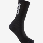 Calze mid-cut estive colore black SIX2 art. SHORT LOGO V2