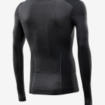 Maglia LIGHT a maniche lunghe black/dark grey SIX2 - immagine 3