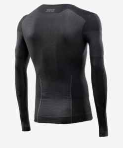 Maglia LIGHT a maniche lunghe black/dark grey SIX2 - immagine 3