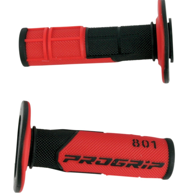 Screenshot 2026-08-08 102215 COPPIA MANOPOLE FUORISTRADA PROGRIP SERIE 801 ROSSO/NERO - immagine 1