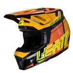 CASCO LEATT 7.5 CITRUS con TECNOLOGIA 360° TURBINE + MASCHERINA VELOCITY 4.5 - immagine 3