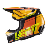 CASCO LEATT 7.5 CITRUS con TECNOLOGIA 360° TURBINE + MASCHERINA VELOCITY 4.5 - immagine 4