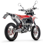 MARMITTA GIANNELLI per FANTIC 50 XE ENDURO/XM MOTARD 2021/2026 con terminale SONIC col. ALLUMINIO - immagine 4