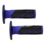 COPPIA MANOPOLE FUORISTRADA PROGRIP SERIE 801 BLU/NERO