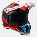 CASCO LS2 CROSS MX 700 SUBVERTER EVO col. STOMP WHITE/BLUE/RED - immagine 3