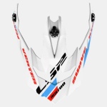 CASCO LS2 CROSS MX 700 SUBVERTER EVO col. STOMP WHITE/BLUE/RED - immagine 4