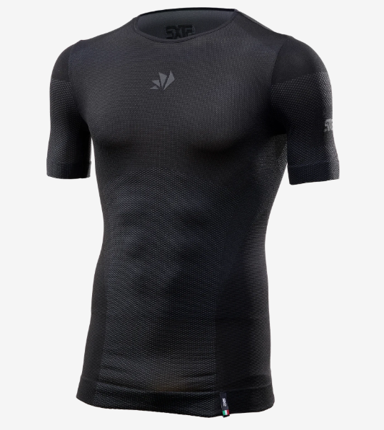 Screenshot 2026-09-18 151927 Maglia LIGHT a maniche corte grigio/nera SIX2 - immagine 1