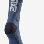 Calze mid-cut estive colore avio SIX2 art. SHORT LOGO V2 - immagine 3
