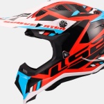 CASCO LS2 CROSS MX 700 SUBVERTER EVO col. STOMP WHITE/BLUE/RED - immagine 9