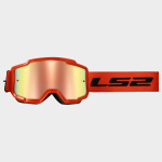 Mascherina CROSS LS2 mod. CHARGER FLUO ORANGE