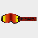 Mascherina CROSS LS2 mod. CHARGER PRO RED