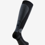 Calze al ginocchio in LANA MERINO colore grigio / nero SIX2 art. MOT MERINO V3 - immagine 4