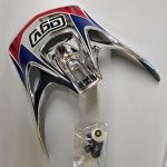 FRONTINO grafica CROMO per AGV AX-7 - immagine 2