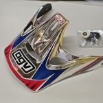 FRONTINO grafica CROMO per AGV AX-7