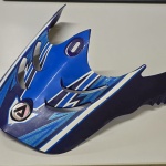 FRONTINO grafica BUE/WHITE per ACERBIS IMPACT