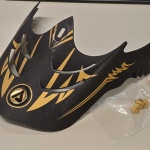 FRONTINO grafica BLACK/GOLD per ACERBIS IMPACT