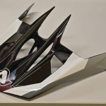 FRONTINO grafica BLACK/WHITE per ACERBIS PROFILE