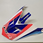 FRONTINO grafica BLUE/WHITE/RED per LS2 MX456