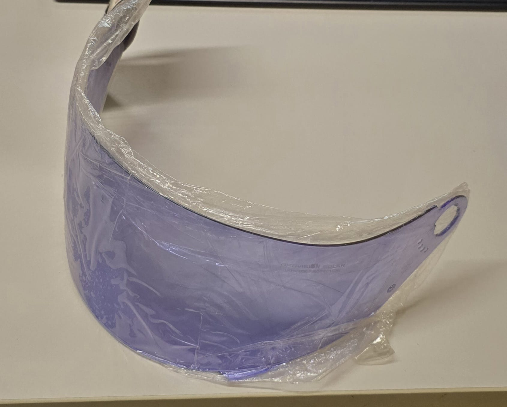 WhatsApp Image 2026-10-16 at 12.21.43 VISIERA STREET 1 E2205 AZZURRA per AGV DEMON TOP - immagine 1