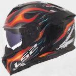 CASCO LS2 FF818 STORM III col. FLAMES ECE 22.06 - immagine 5