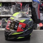 CASCO LS2 FF811 VECTOR II col. SPLITTER II FLUO ECE 22.06 - immagine 3