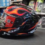 CASCO LS2 FF818 STORM III col. FLAMES ECE 22.06 - immagine 4