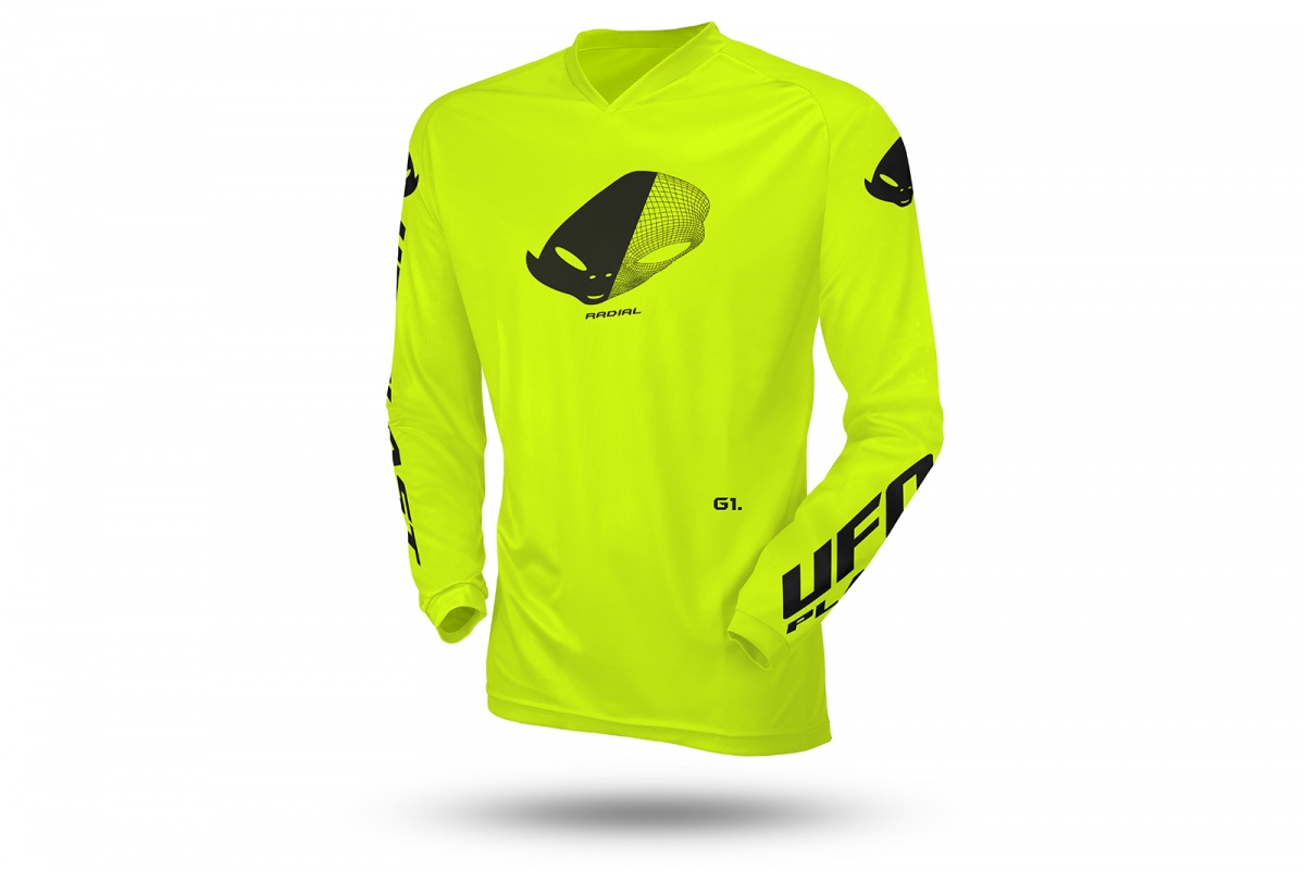 MAGLIA JUNIOR UFO SLIM RADIAL GIALLO FLUO